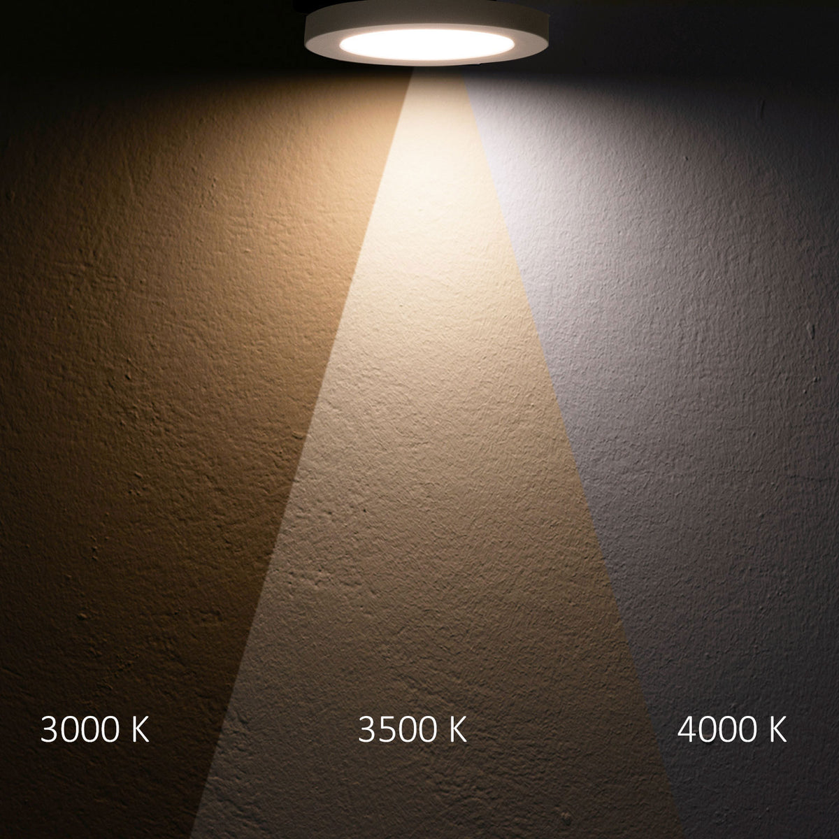 LED surface-mounted/recessed light Flex Pro DN235, 16W, white, 120lm/W, 3000|3500|4000K, dimmable