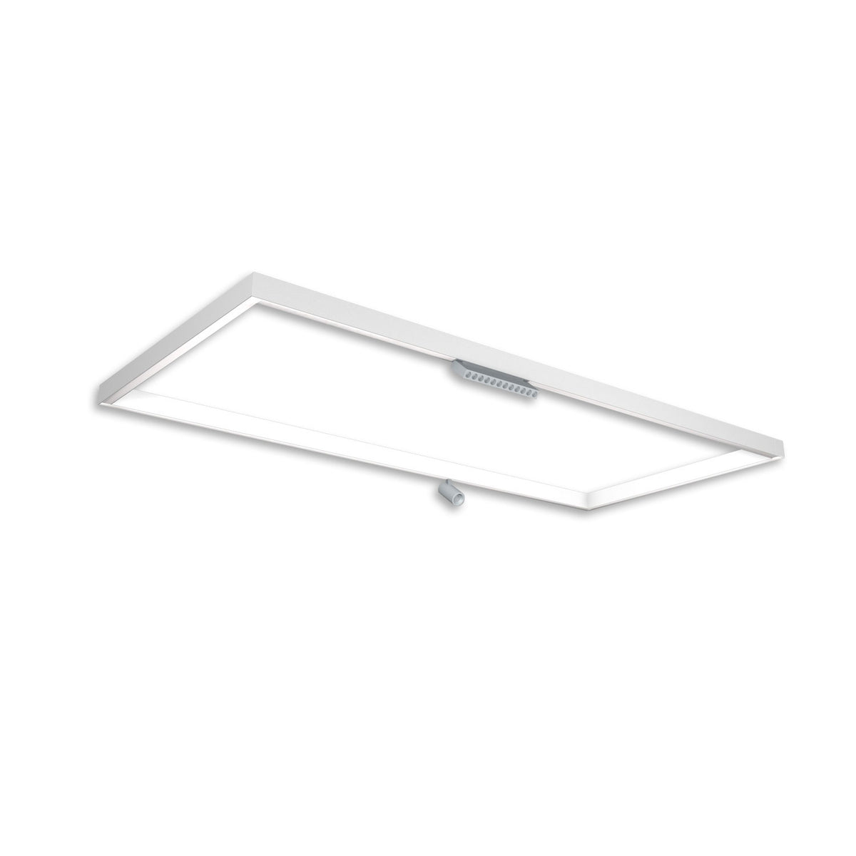 Track48 light frame H50, internal dimensions 592x1500mm, white, excluding transformer, excluding mounting clip/cable attachment.