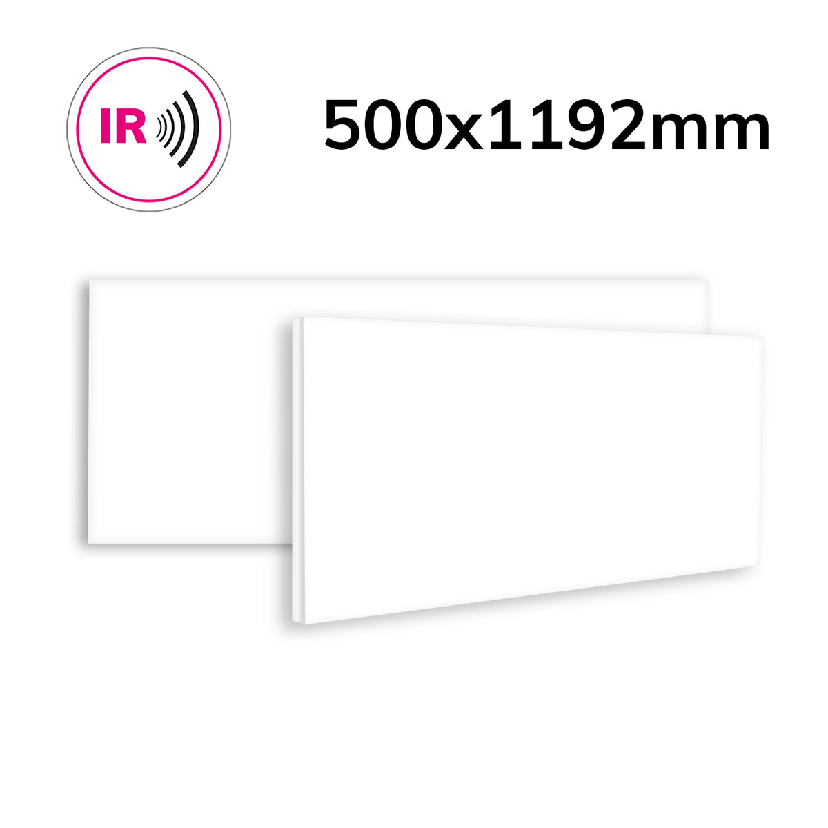 Infrared panel BEST STANDARD, 500x1192mm, 580W