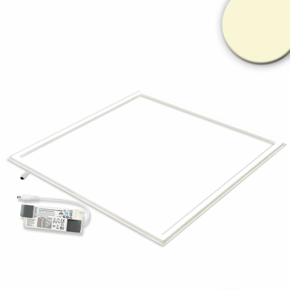 LED Panel Frame 600, 40W, warmweiß, PowerSwitch 21-40W