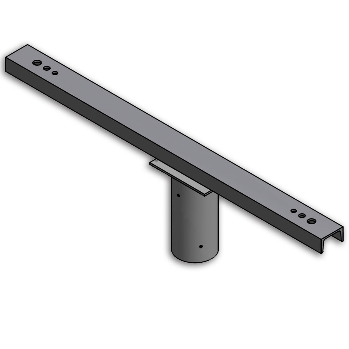 Traverse mit Zopfmaß 89/108mm für 2 Fluter
