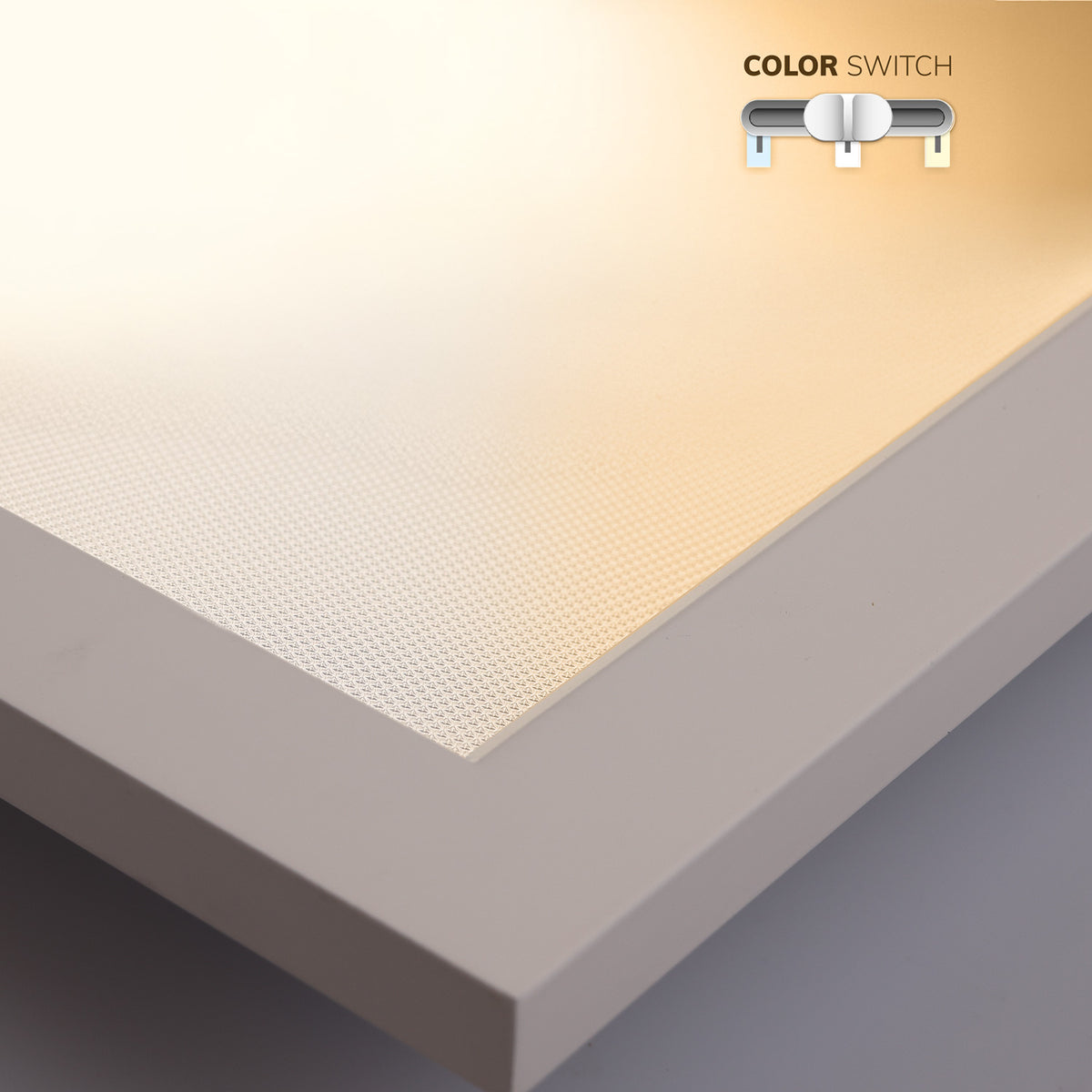 LED panel Infinity Line 625 UGR<19 8H/4H, CRI80, 36W, ColorSwitch 3000|4000|6000K, dimmable