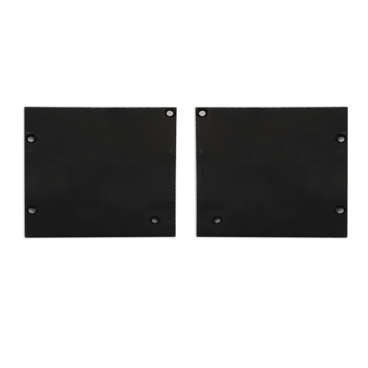 Endkappe Alu EC127 für Curtain10 ONE mit VISOR, 1 Paar (links & rechts), schwarz