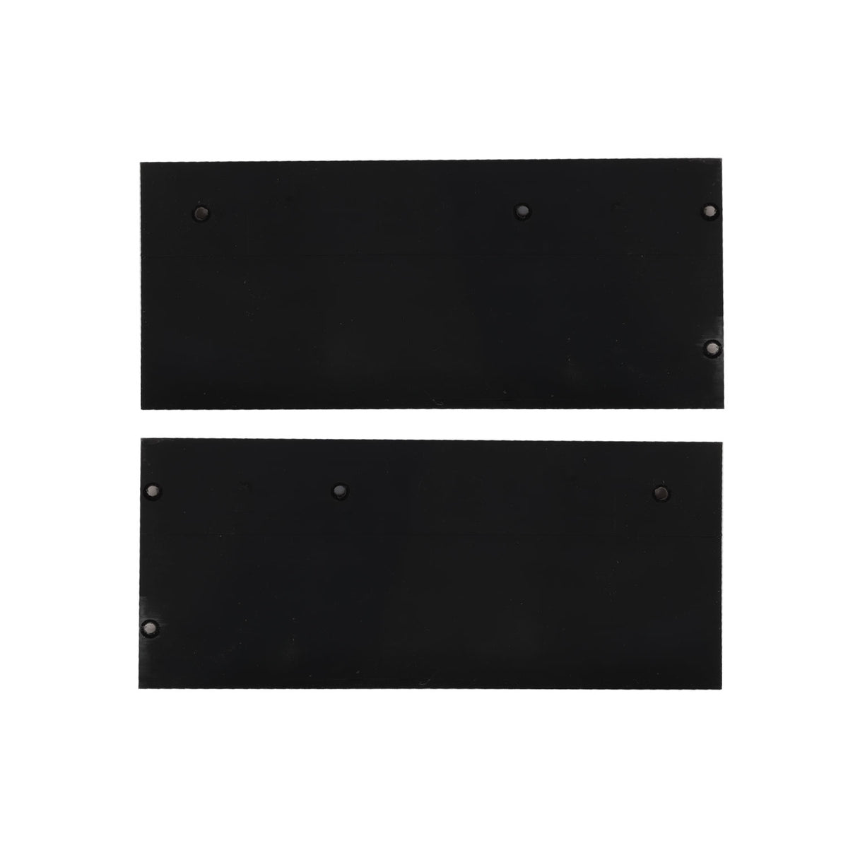 Aluminum end cap EC129 for Curtain10 DOUBLE with VISOR, 1 pair (left & right), black