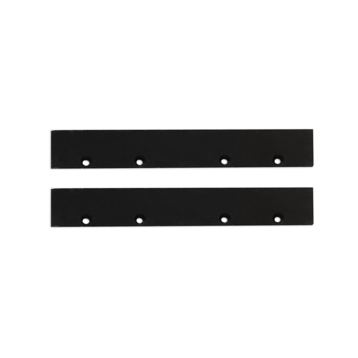 Aluminum end cap EC128 for Curtain10 DOUBLE, 2 pieces, black