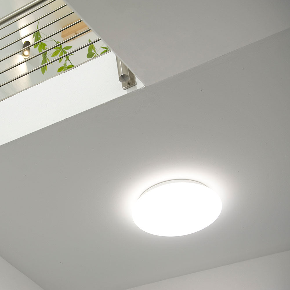 DOTLUX LED-Leuchte LUNAe27-sensor 1xE27 Ø330 IP44 mit Sensor