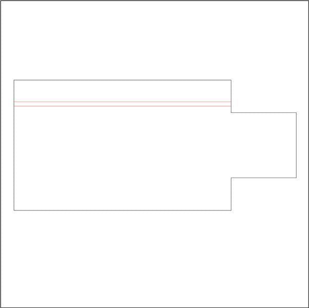 DOTLUX 3-phase power feeder, left, white