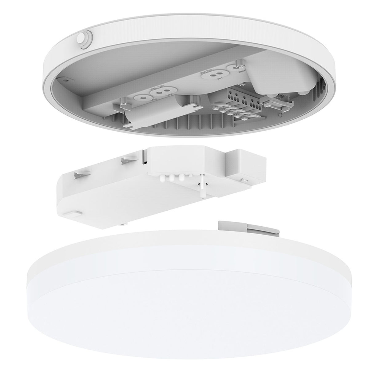 DOTLUX 3 Phasen-Adapter für Pendelleuchten mit Kabelzugentlastung schwarz