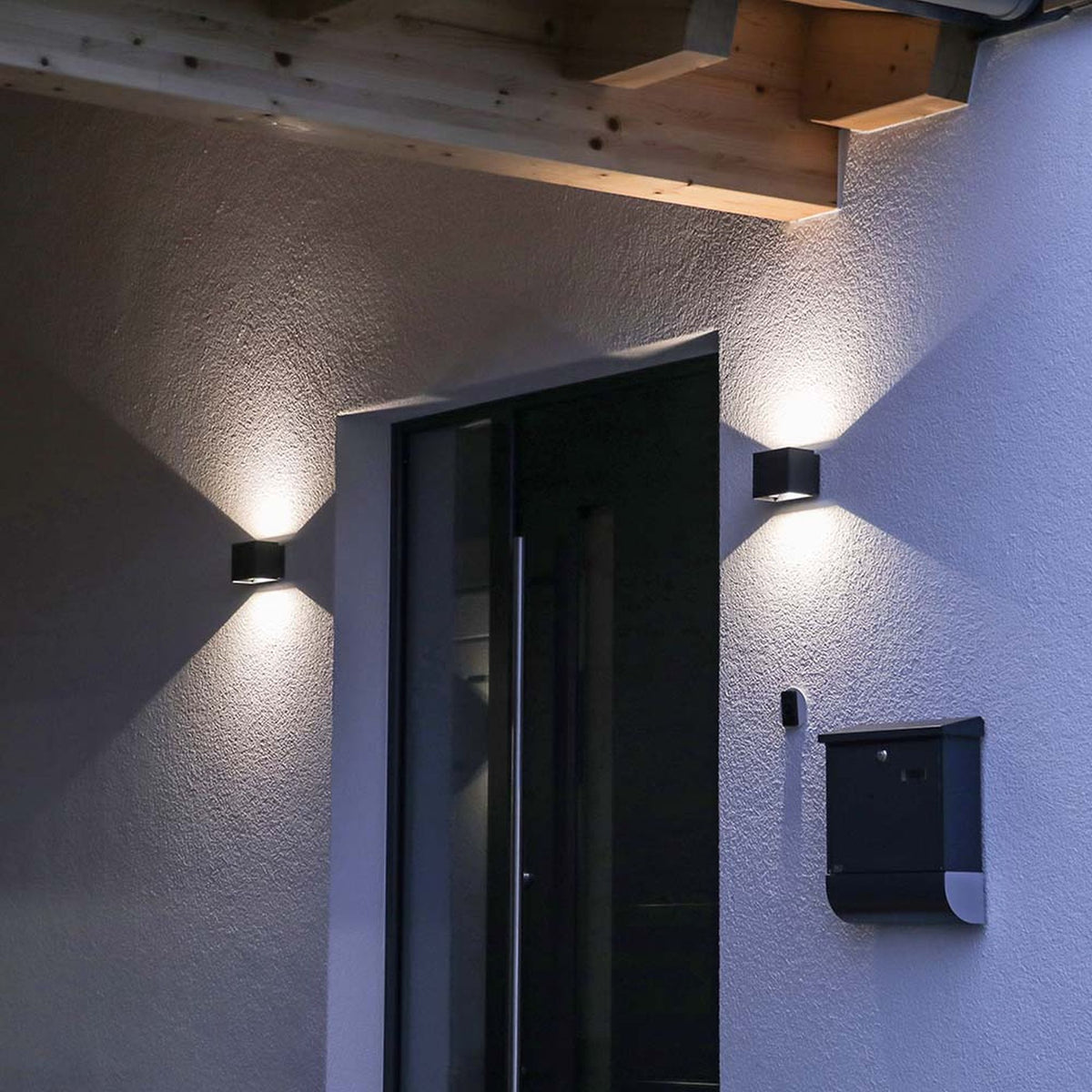 DOTLUX LED floor lamp ROOFbutler 80W 4000K dimmable black