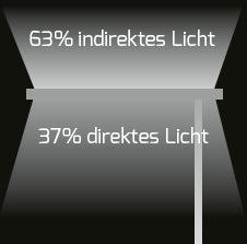 DOTLUX LED-Stehleuchte ROOFbutler 80W 4000K dimmbar silber