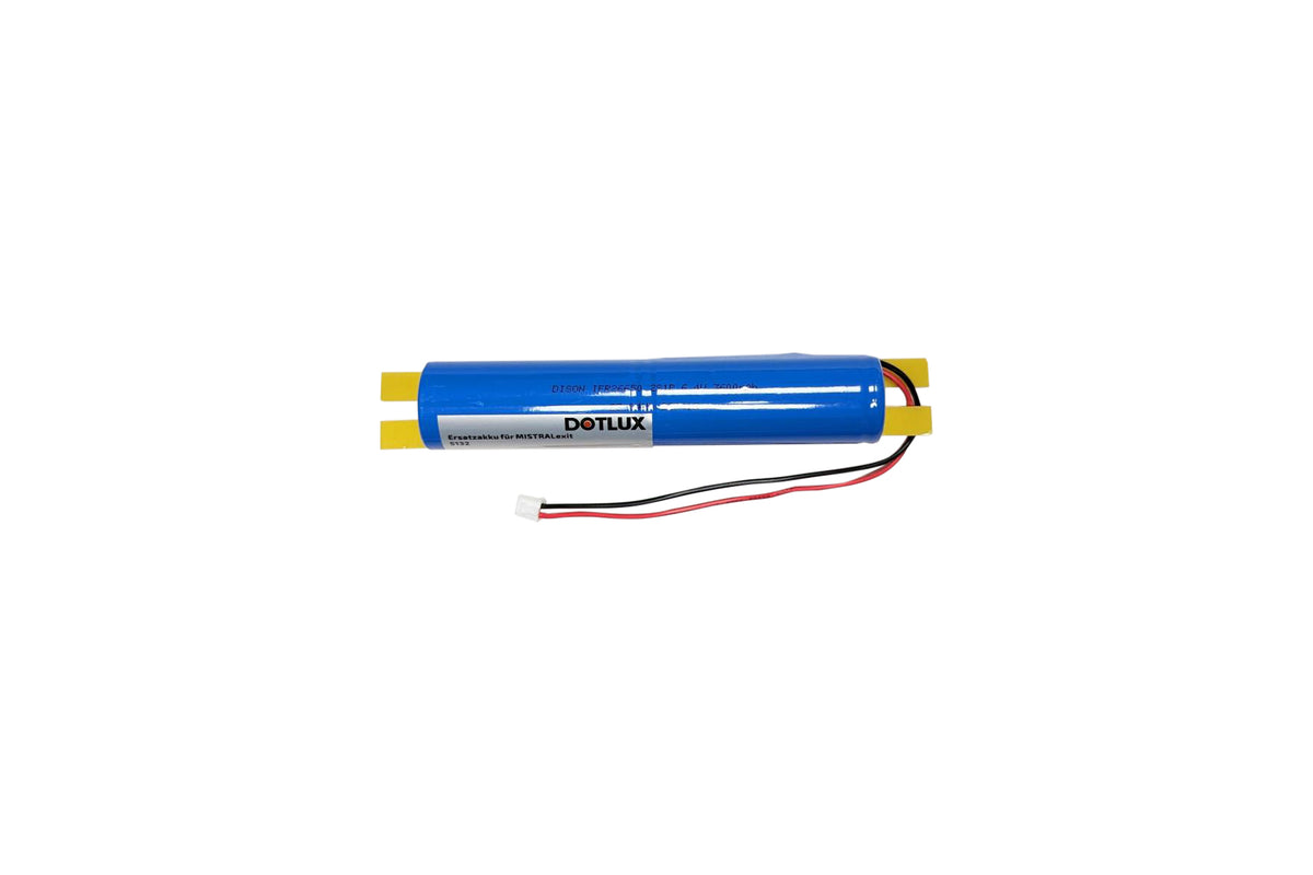 Battery for DOTLUX LED damp-proof luminaire MISTRALexit IP66 1540mm 27+4W 4000K frosted with internal battery 3h emergency lighting (3538-240120)