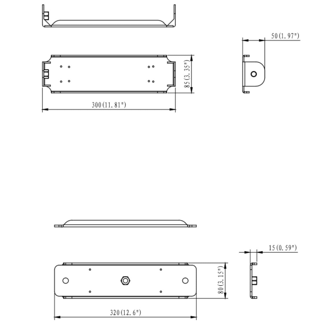 Duo mounting bracket for DOTLUX LED high bay light COOLER