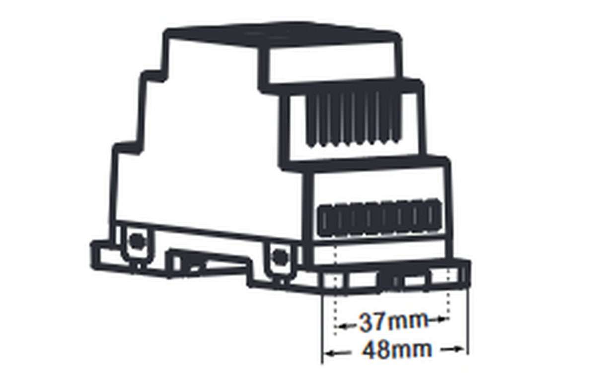 DOTLUX LED amplifier max. 720W for multi-colored LED strips, 4 channels, 4x5 A (12-36V)