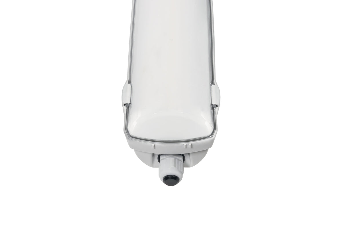 DOTLUX LED damp-proof luminaire MISTRALbasic IP66 1200mm max38W 3000K frosted