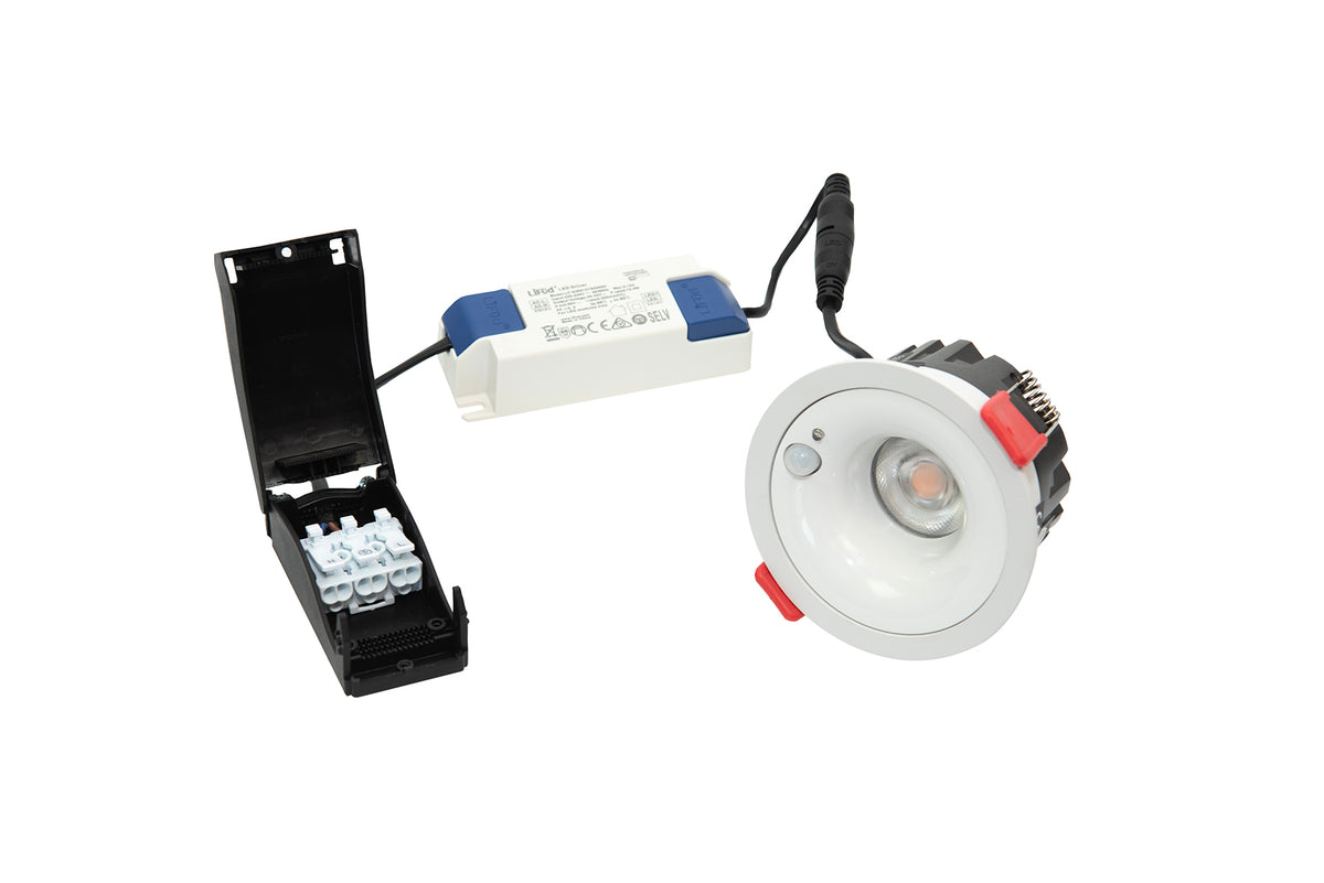 DOTLUX LED-Downlight SENSOlight 12W 3000K mit Tageslicht und Bewegungssensor
