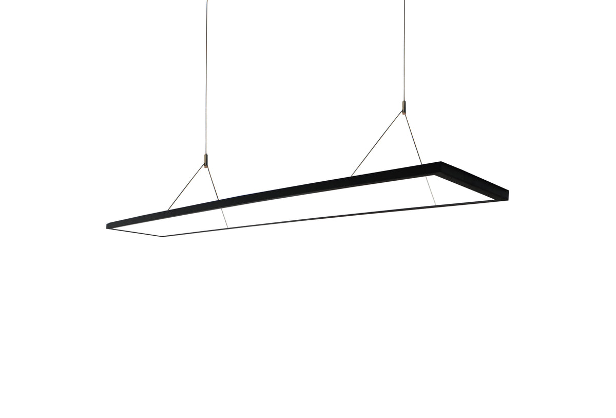 DOTLUX LED-Büroleuchte HOVER 41W COLORselect UGR<19 schwarz