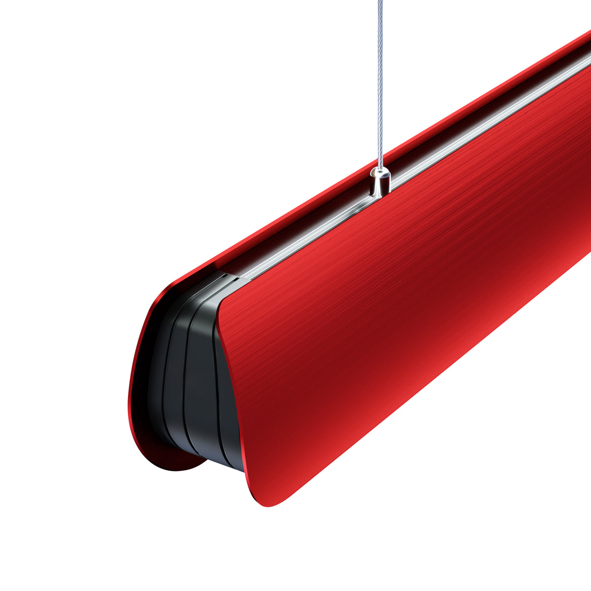 DOTLUX LED-Pendelleuchte RIVO 48W 4000K Rot
