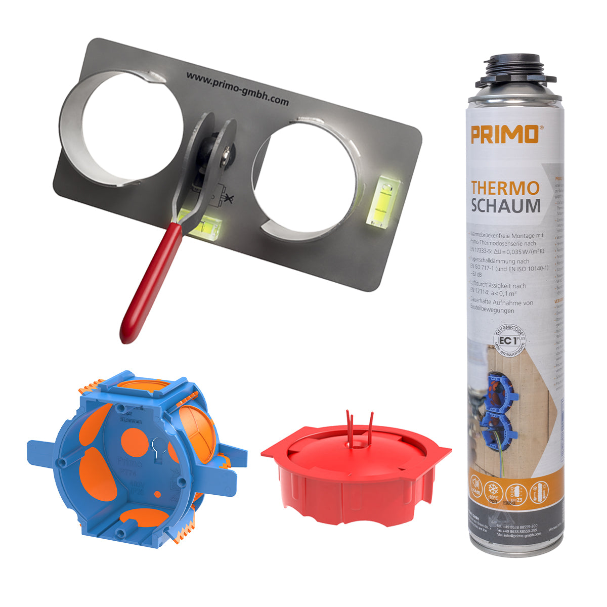 Thermodosen-Set THDS-45-S2, Unterputz