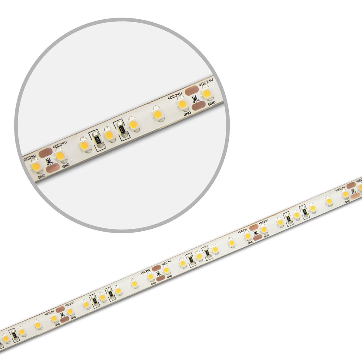 LED AQUA860 flex ribbon, 24V DC, 10W, IP68, 6000K, 5m roll, 120 LED/m
