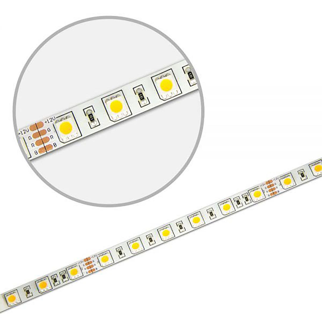 LED SIL-RGB flex ribbon, 24V DC, 14.4W, IP20, 5m roll, 60 LED/m