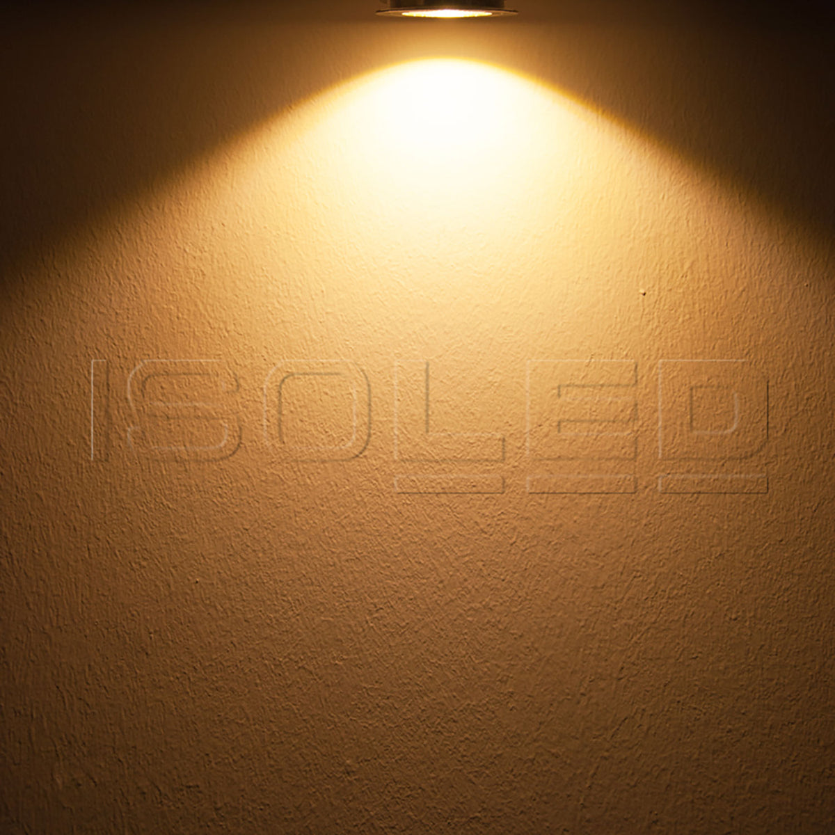 LED recessed spotlight COB with reflector, 5W, 60°, nickel-plated, warm white