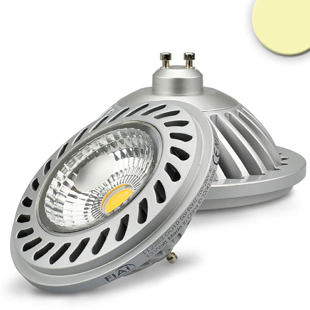 ES111 GU10 COB Spot, 13W, 75°, warm white