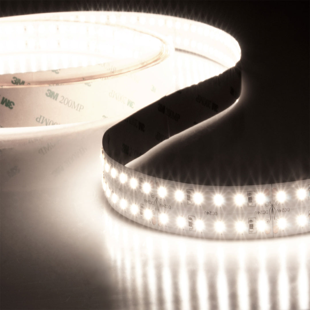 LED CRI940 flex ribbon, 24V DC, 30W, double row, IP20, 4000K, 5m roll, 240 LED/m