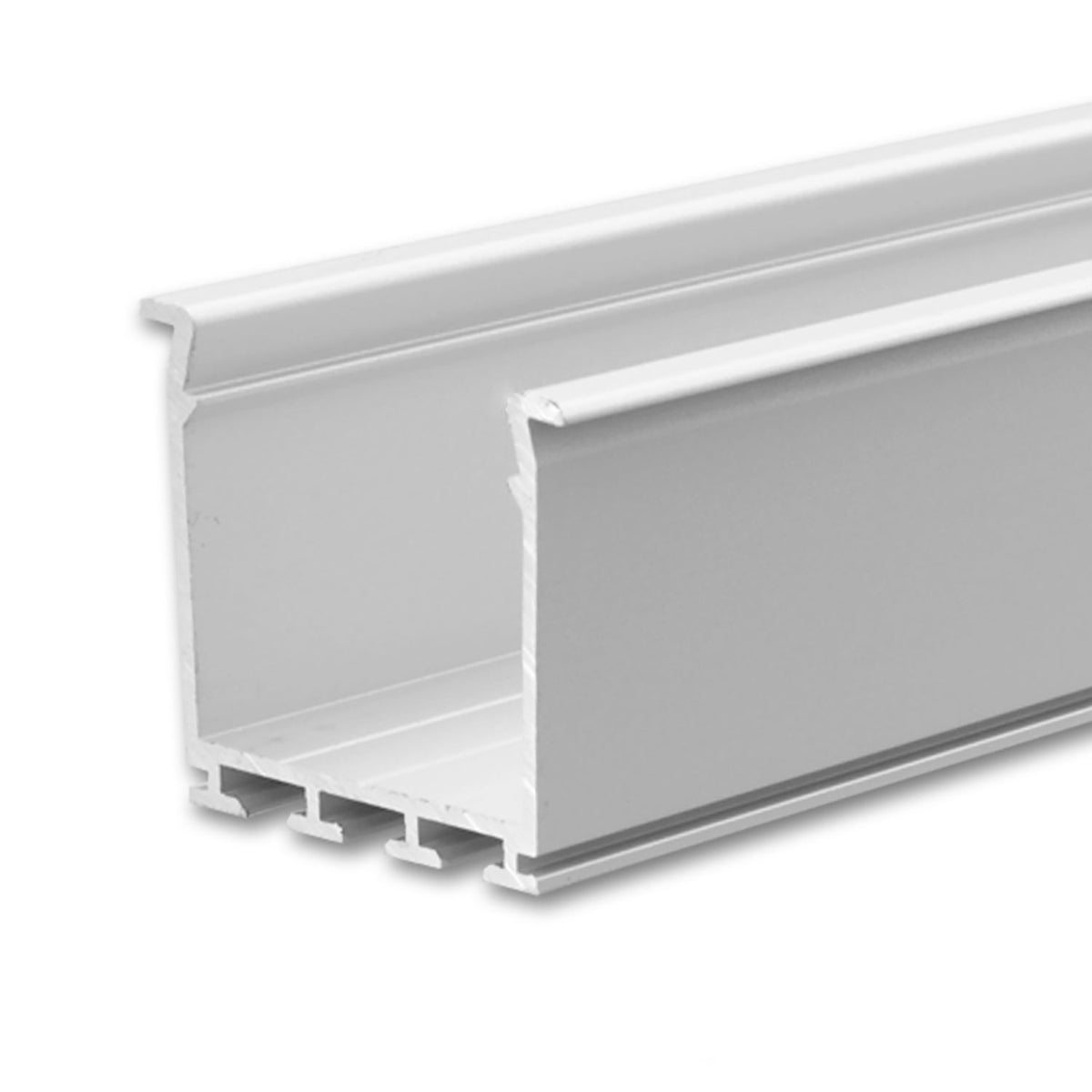 LED Einbauprofil WING20 Miniflansch gerade, eloxiert L: 200cm