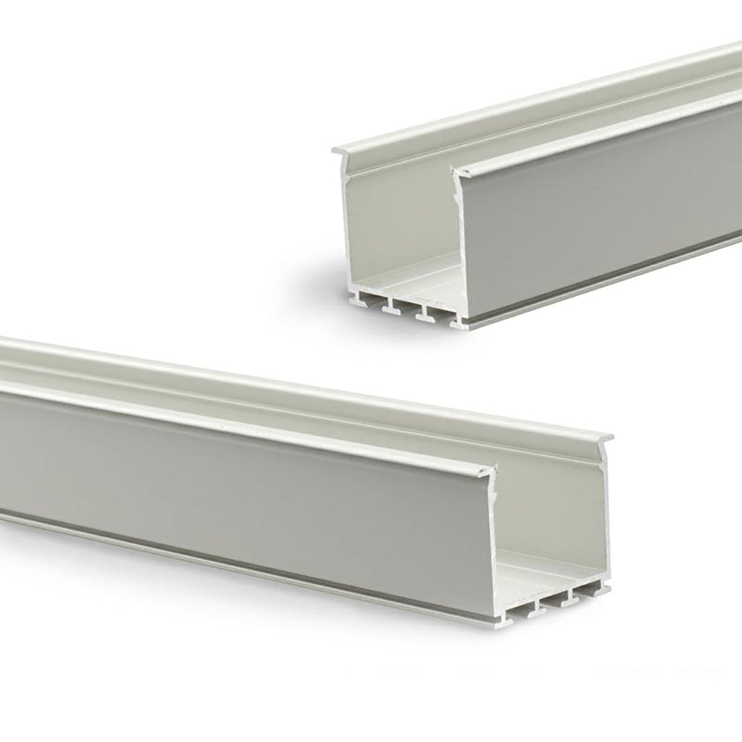 LED Einbauprofil WING20 Miniflansch gerade, eloxiert L: 200cm