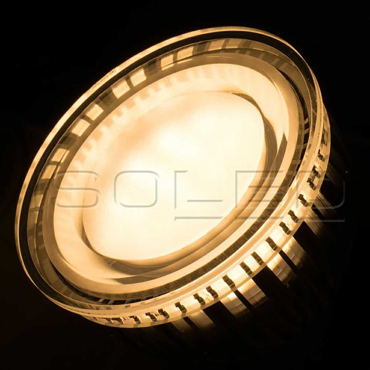 MR16 LED spotlight 6W diffused glass, 120°, warm white