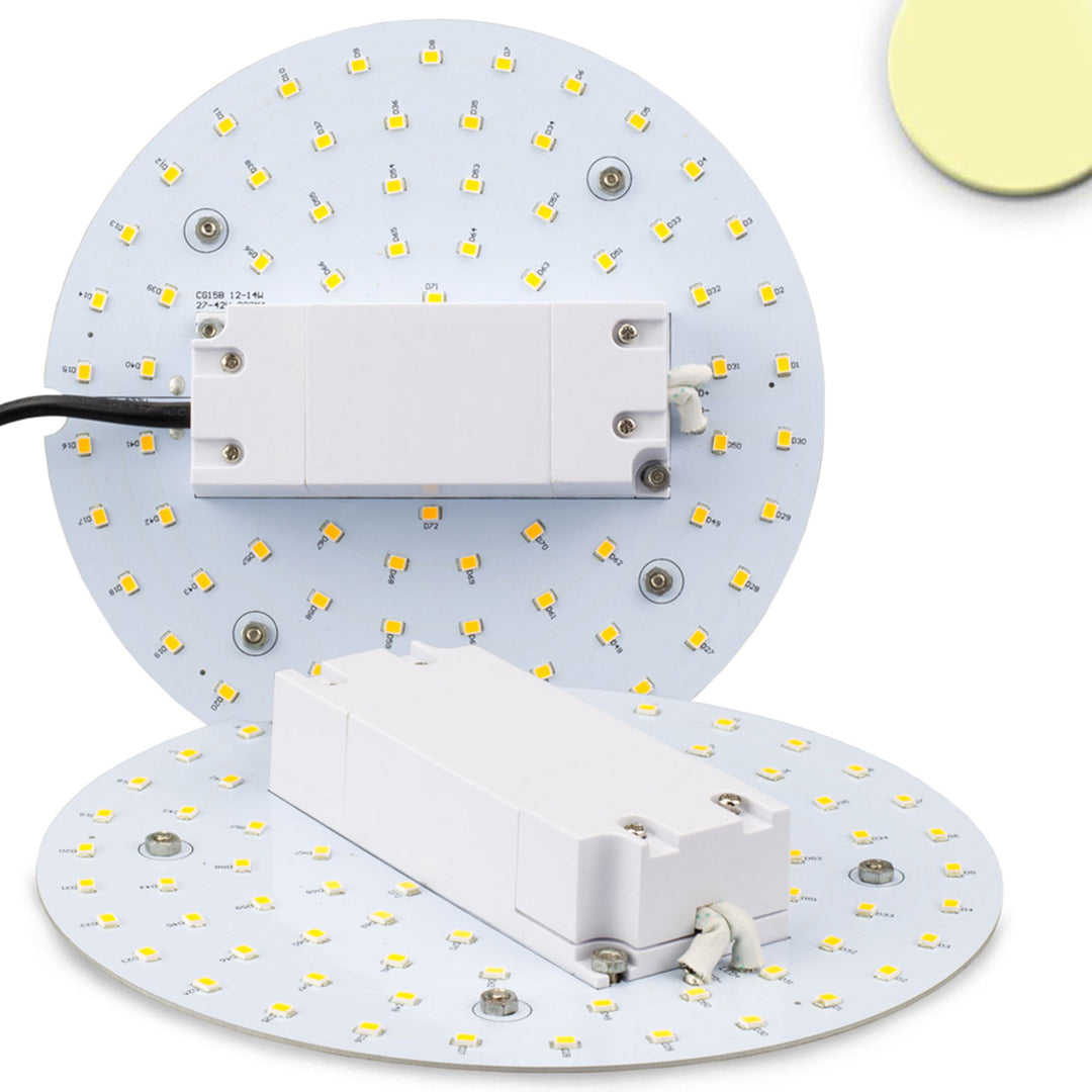LED conversion board 160mm, 12W, with magnet, warm white