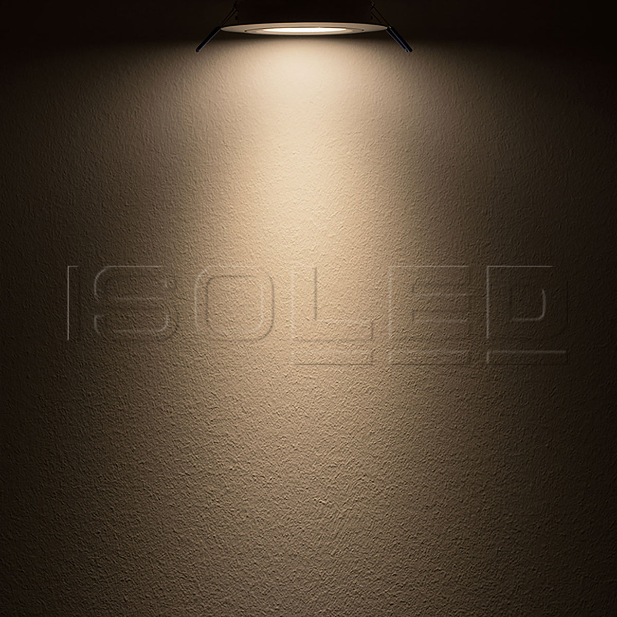 LED recessed spotlight, white, 15W, 72°, round, neutral white, dimmable