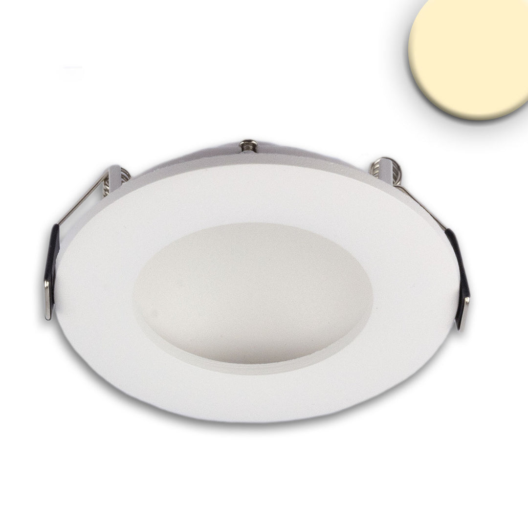 LED downlight LUNA 8W, indirect light, white, warm white, dimmable
