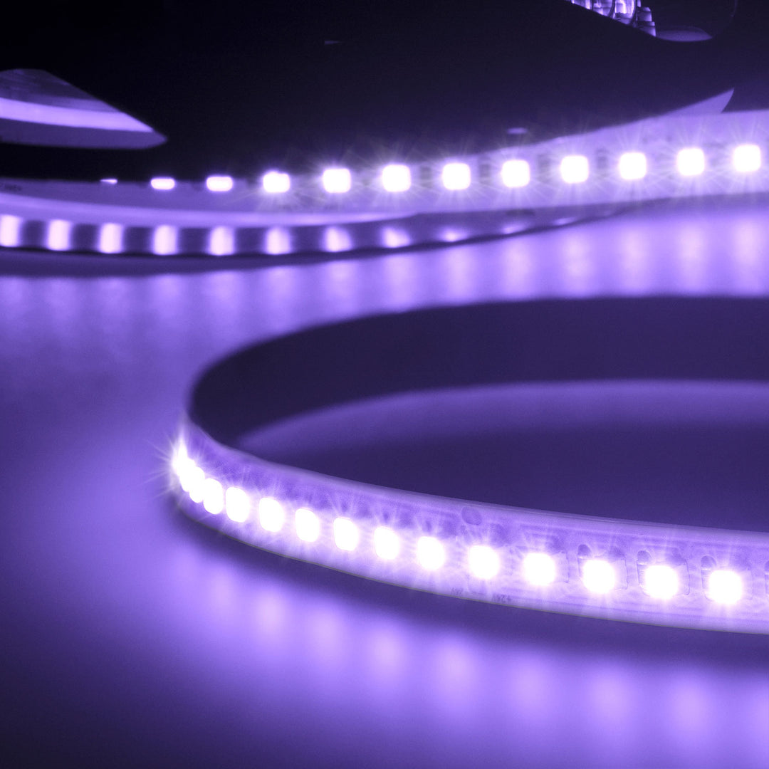 LED HEQ HighPower RGB flex ribbon, 24V DC, 28.8W, IP20, 5m roll, 120 LED/m