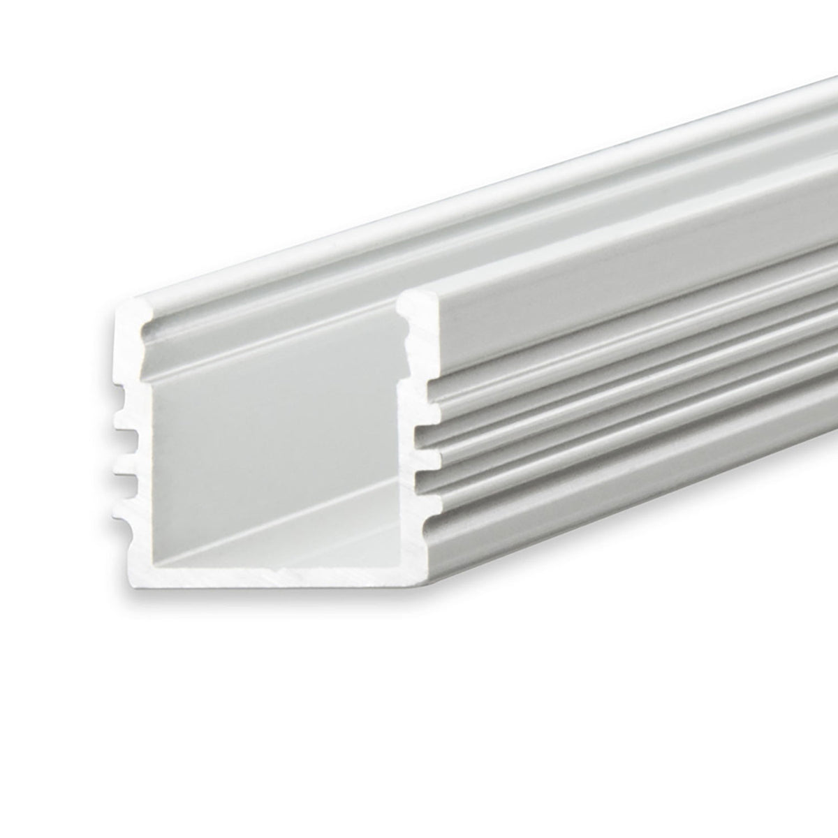 LED surface-mounted profile SURF12, anodized aluminum, 200cm