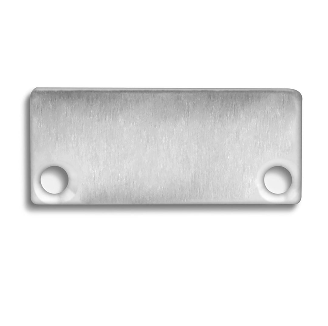 End cap EC43 Alu for SURF/DIVE20 FLAT with COVER10, 2 pcs, incl. screws