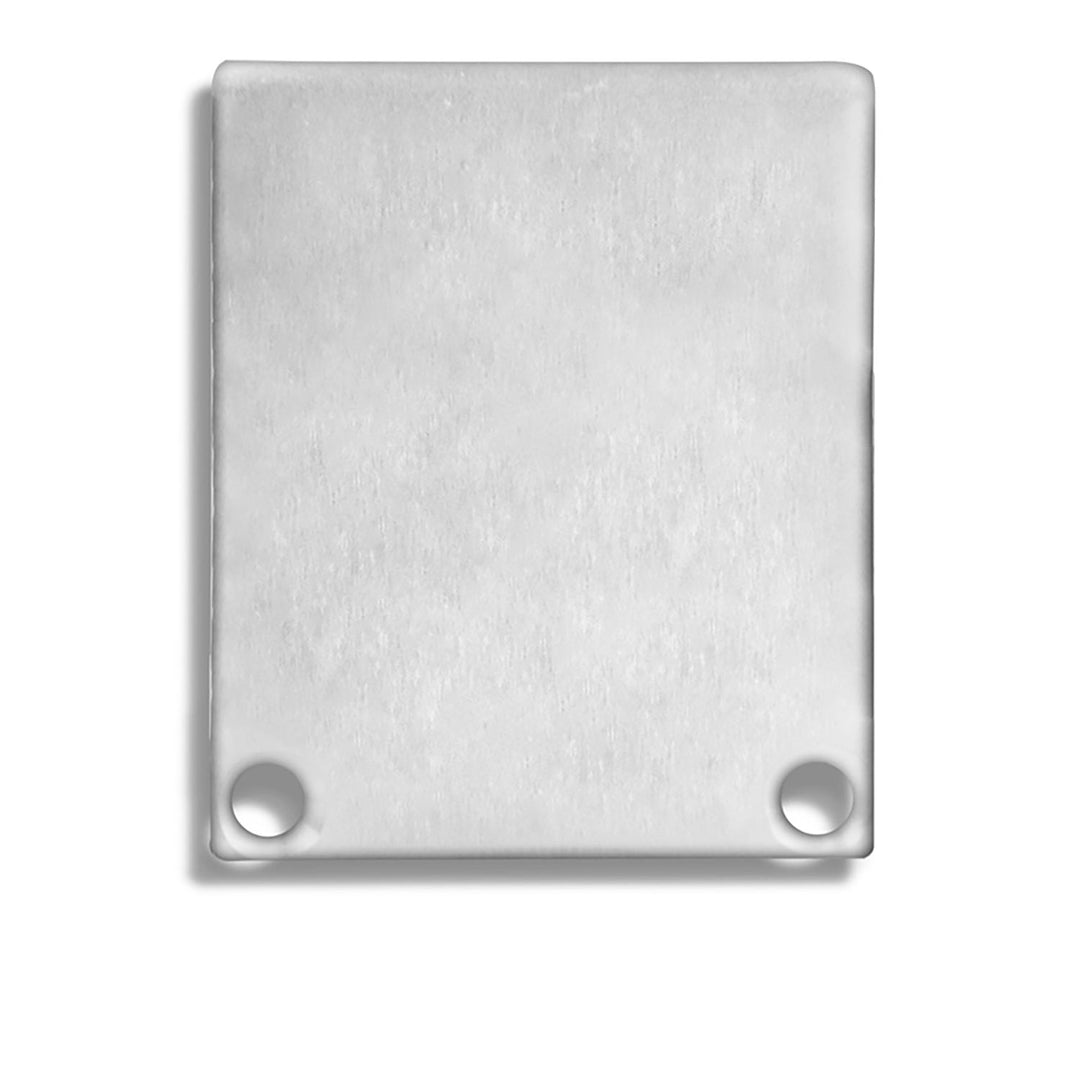 End cap EC44 Alu for SURF/DIVE20 FLAT with COVER11, 2 pcs, incl. screws