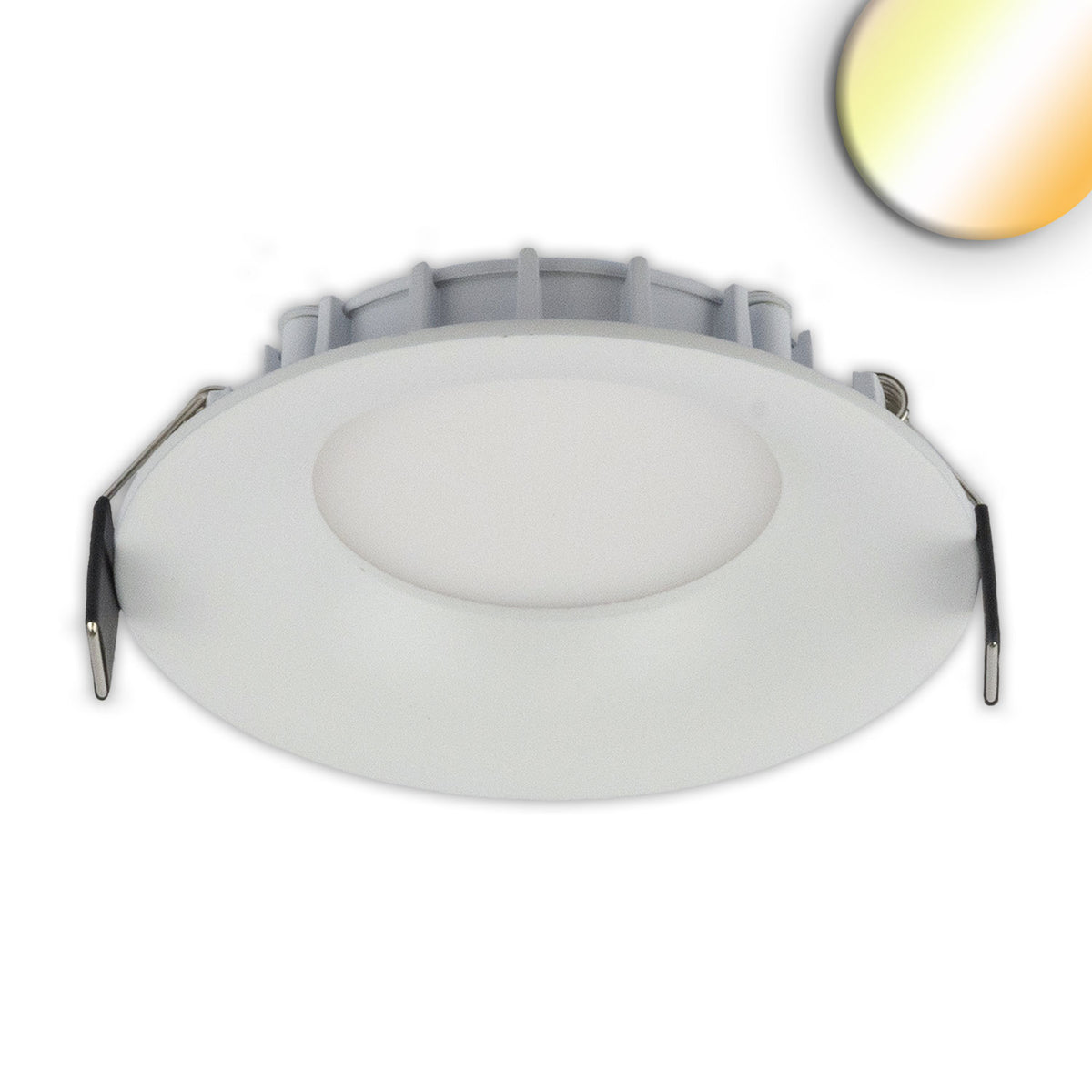 LED downlight, 8W, ultra-flat, ColorSwitch 2600|3100|4000K, dimmable