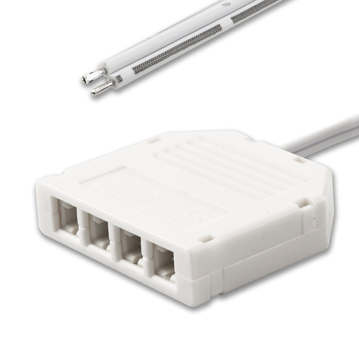 MiniAMP 60cm stranded wire to 4-way female splitter, max. 3A