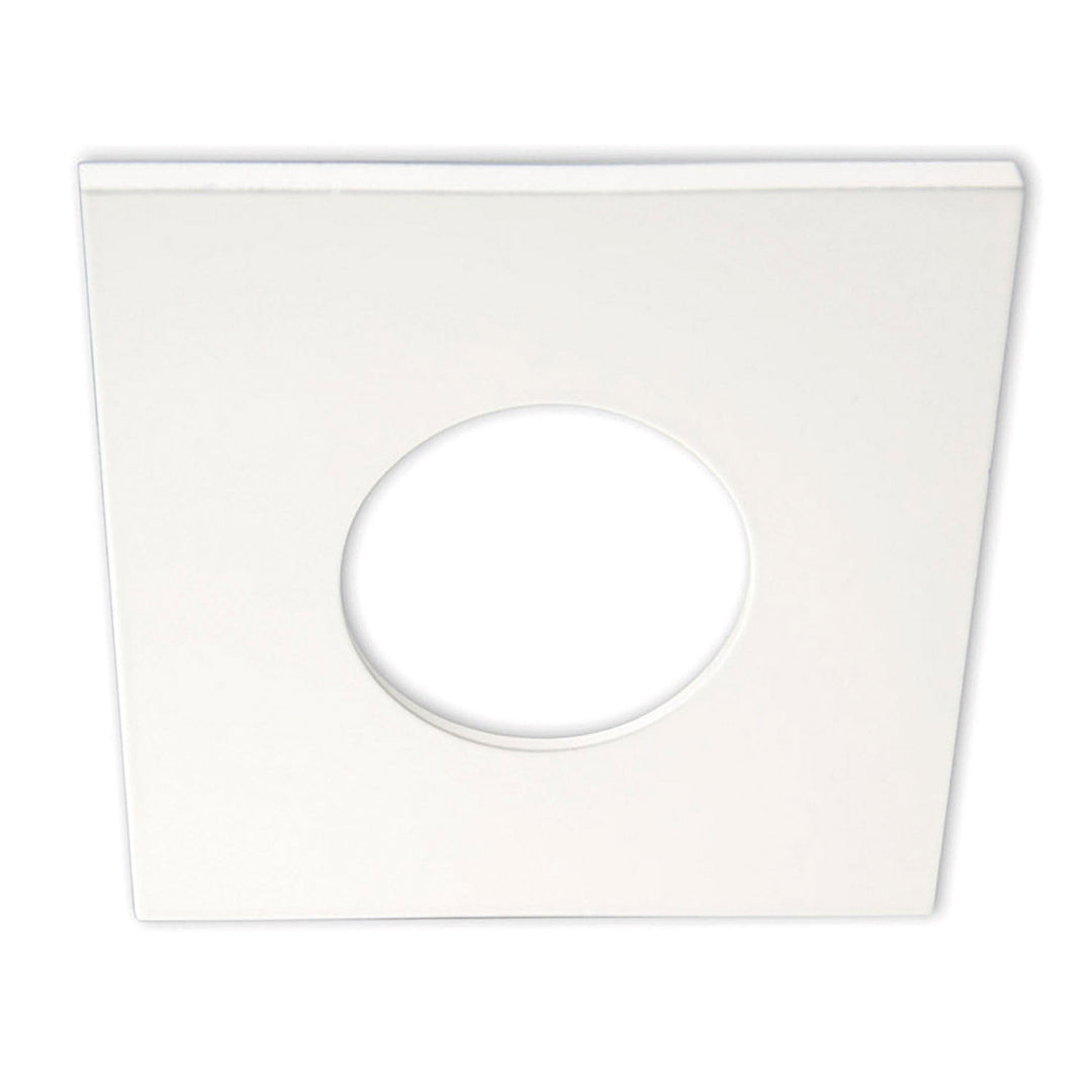 Aluminum cover, square, white matte, for Sys-68