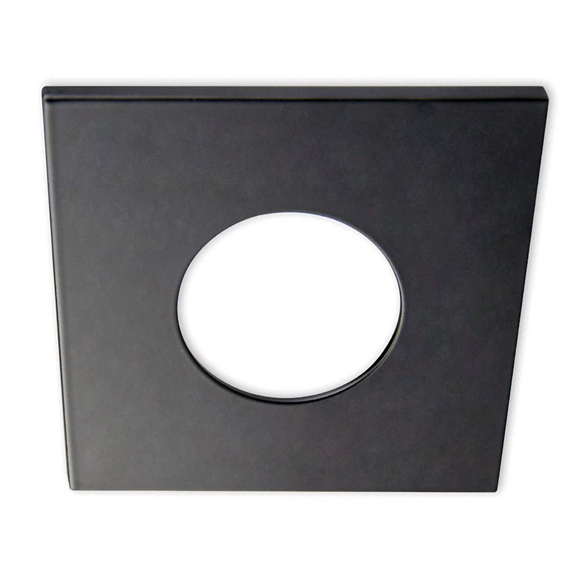Aluminum cover, square, matte black, for Sys-68