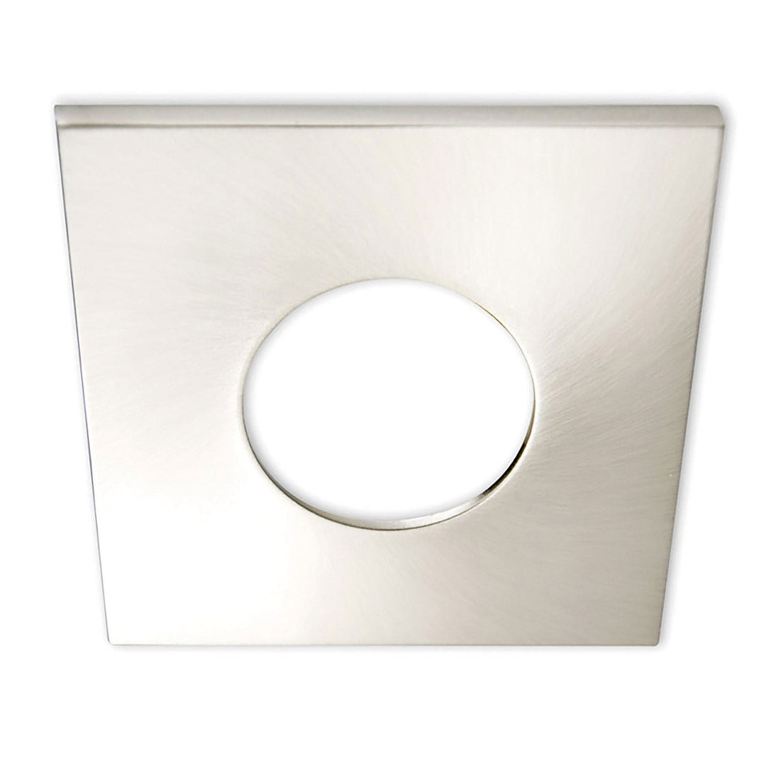 Aluminum cover, square, brushed nickel, for Sys-68