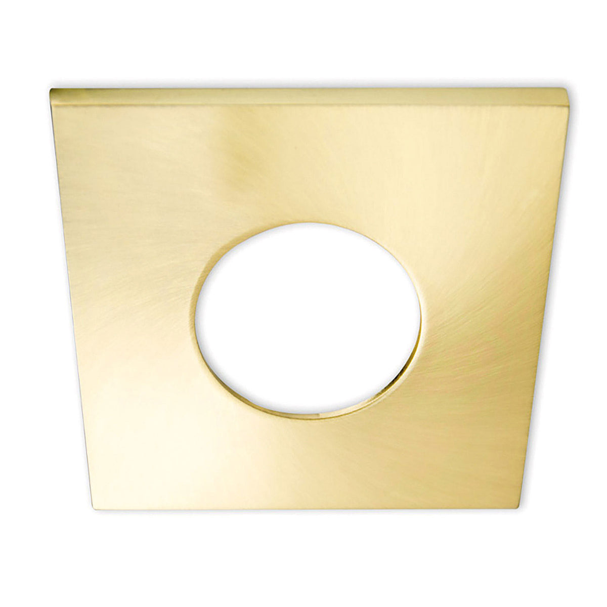 Aluminum cover, square, brushed gold, for Sys-68