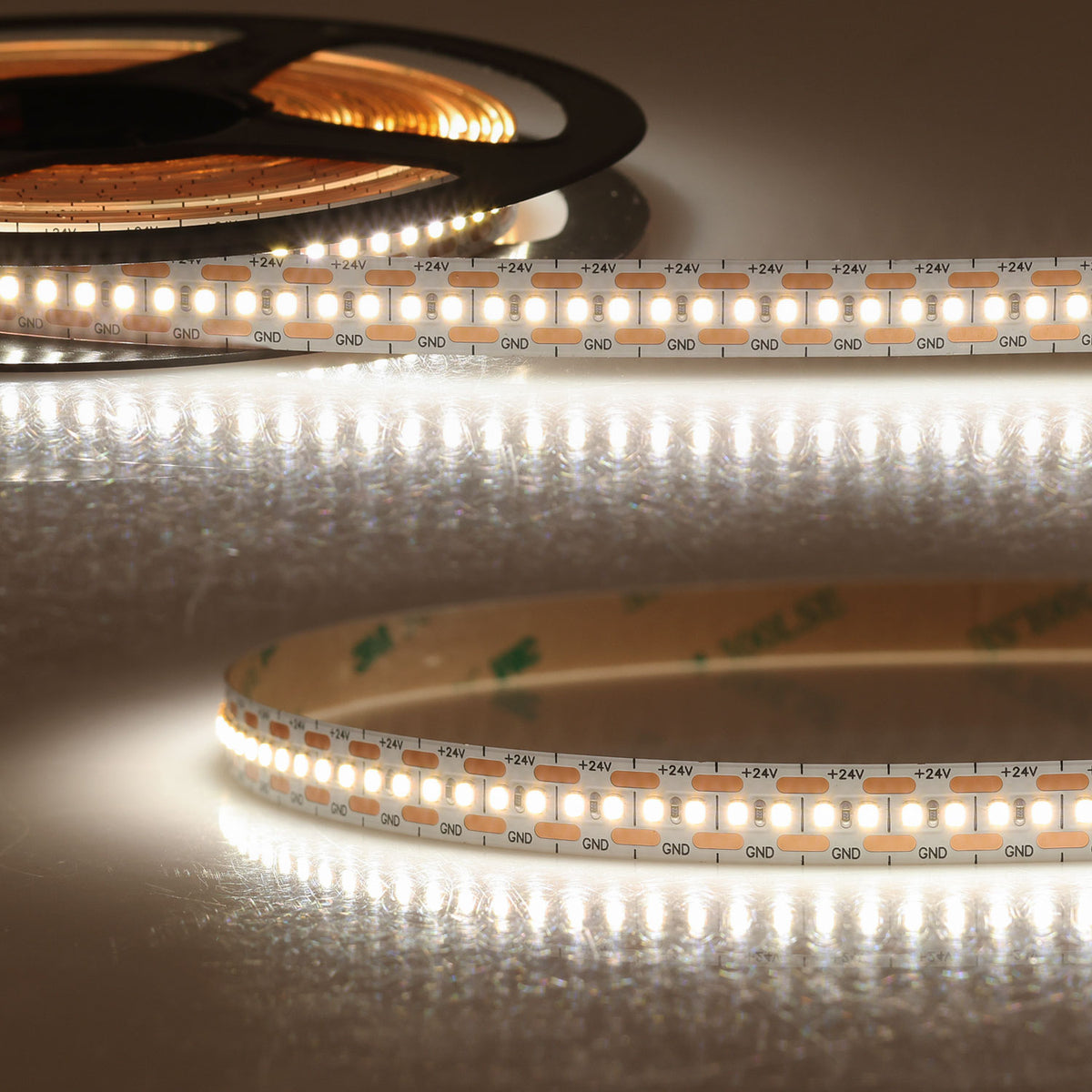 LED CRI930 Linear10 flex ribbon, 24V DC, 10W, IP20, 3000K, 20m roll, 240 LED/m