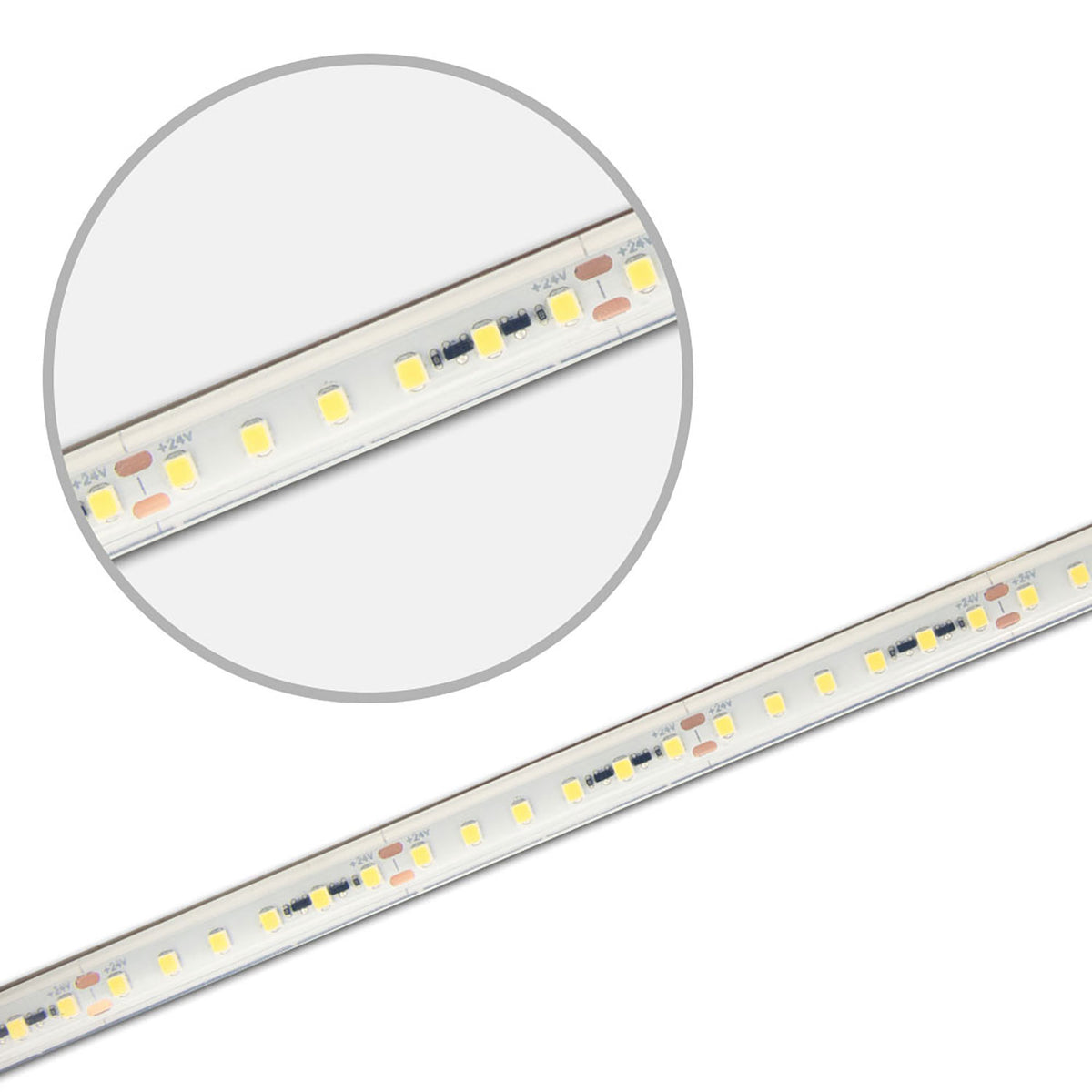 LED AQUA860 CC flex ribbon, 24V DC, 12W, IP68, 6000K, 15m roll, 120 LED/m