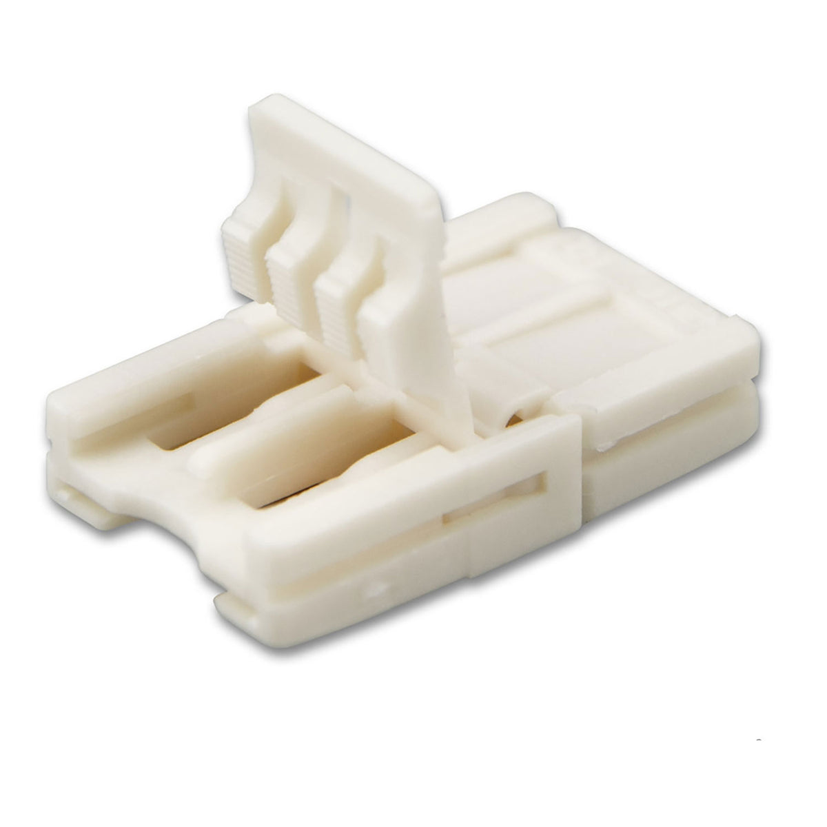 Clip connector (max. 5A) C2-410 for 4-pole IP20 flex strips with a width of 10mm and a pitch of >8mm