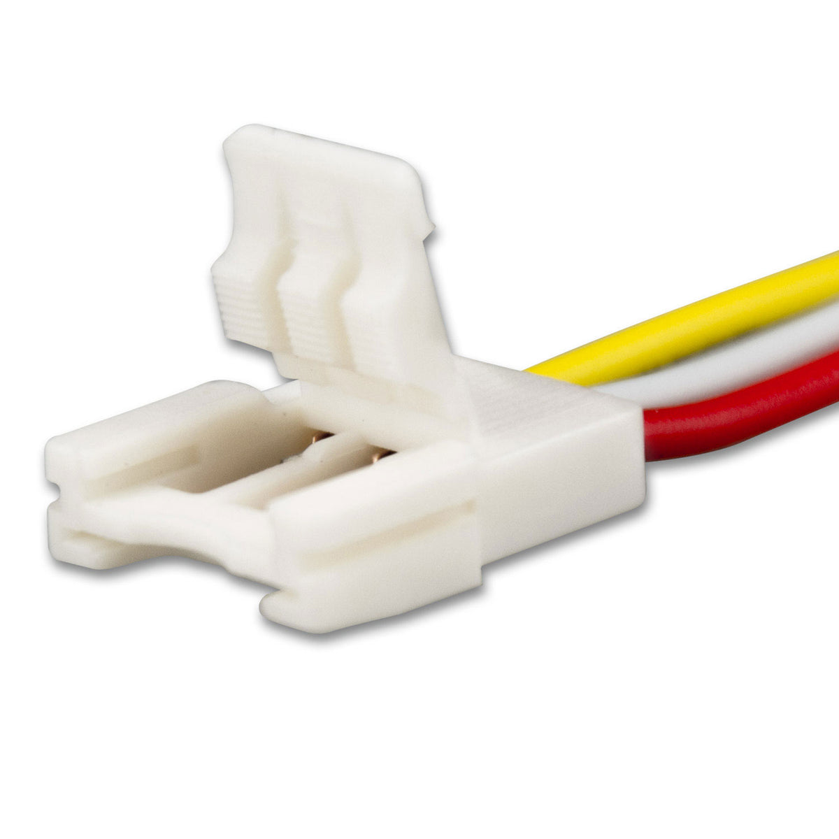 Clip cable connector (max. 5A) C2-310 for 3-pin IP20 flex strips with a width of 10mm and a pitch of >8mm
