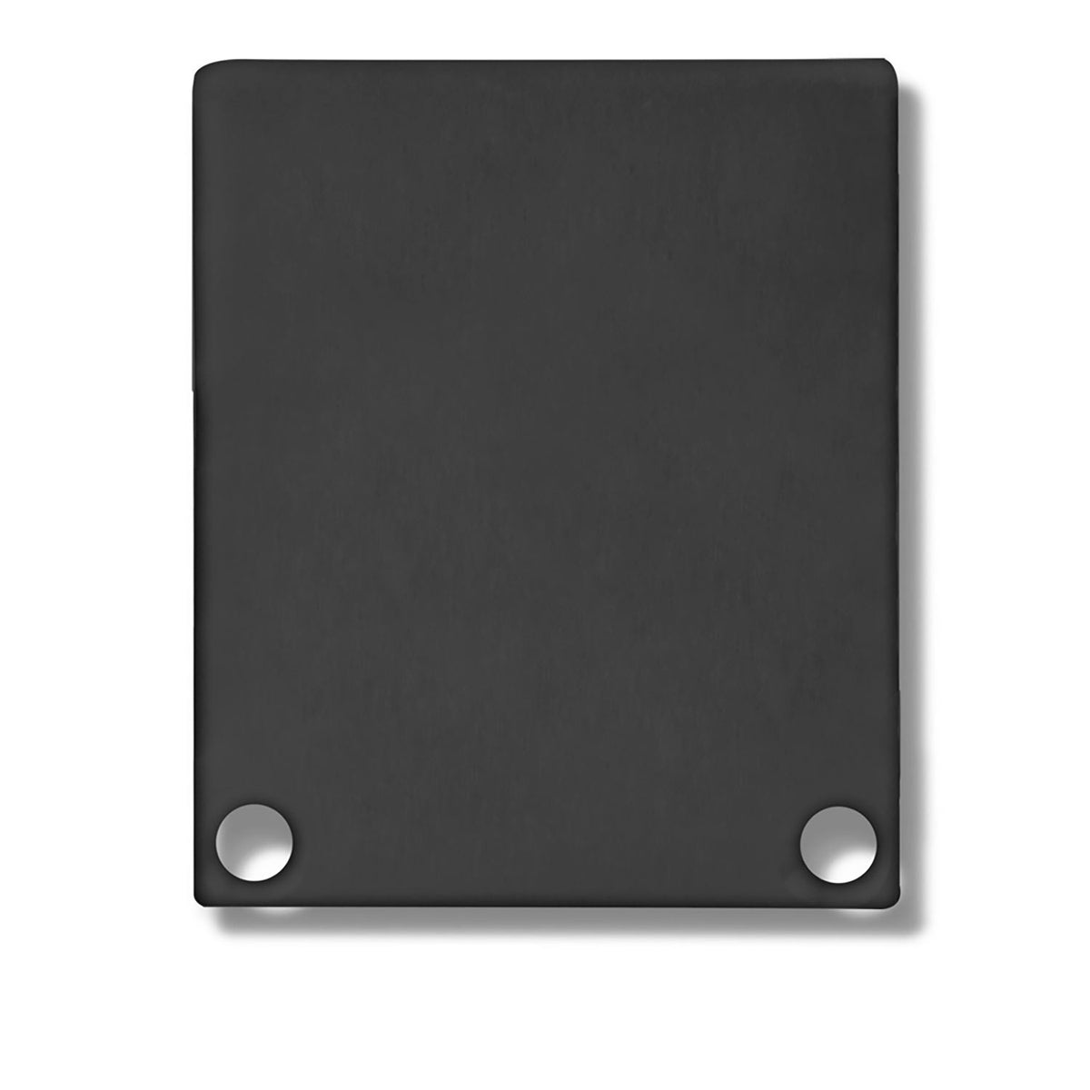 End cap EC44 aluminum black RAL 9005 for SURF/DIVE20 FLAT with COVER11, 2 pieces, incl. screws