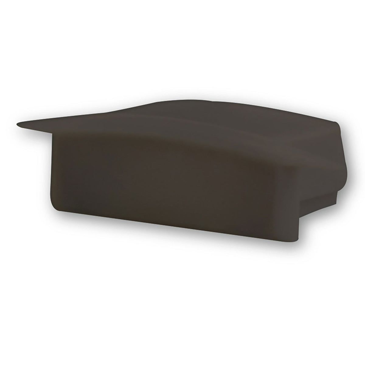End cap EC25B black for profile DIVE12 FLAT, 1 pc.