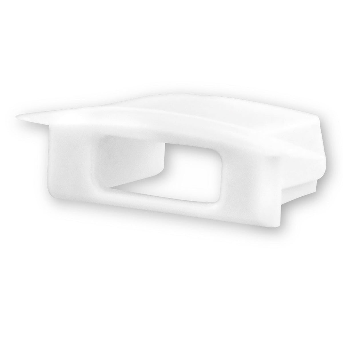 End cap EC26W white for profile DIVE12 FLAT with cable entry, 1 pc.